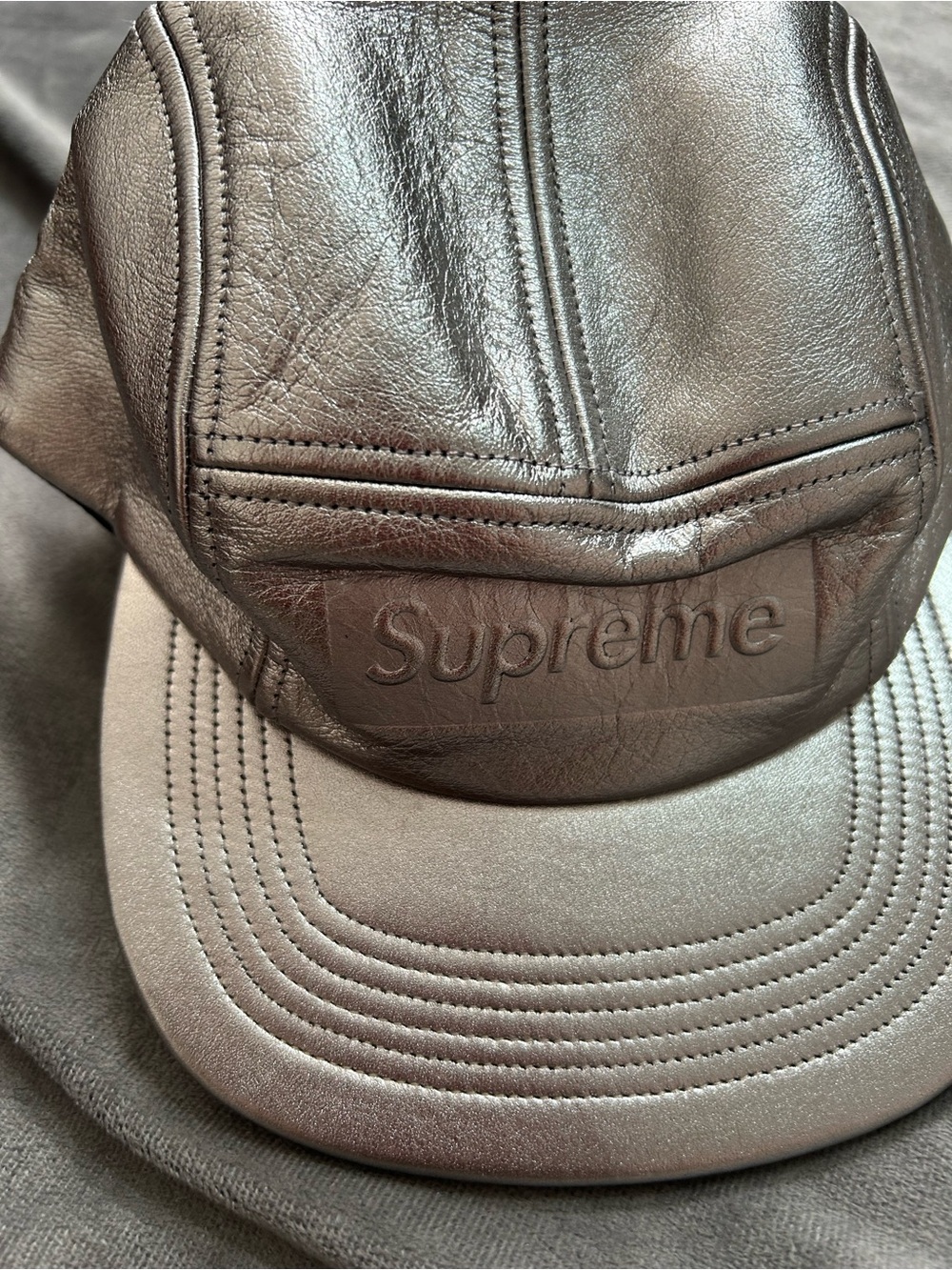 Supreme Metallic Camp Cap